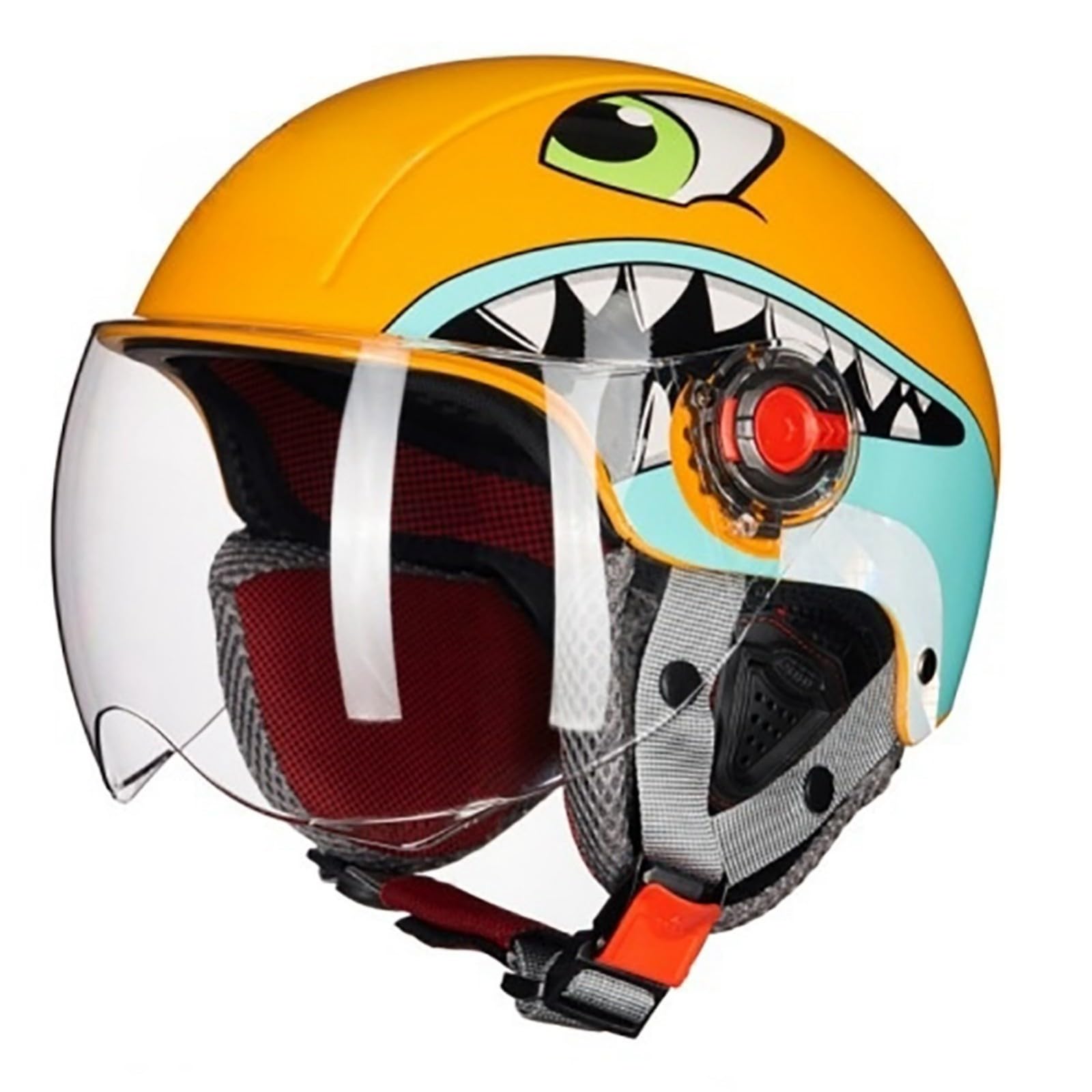 Kask dziecięcy, rower dziecięcy, skuter, Cruiser, kask na deskorolkę dla dziewcząt i chłopców, wielofunkcyjny kask dziecięcy z wizjerem, certyfikat ECE 2205