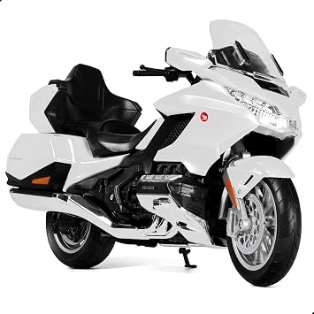 112 Motorcycle Model for Honda Glodwing | Metal fuel tank, detailed cruiser style, fits 5-7in dolls, perfect collectible gift, compatible with Welly