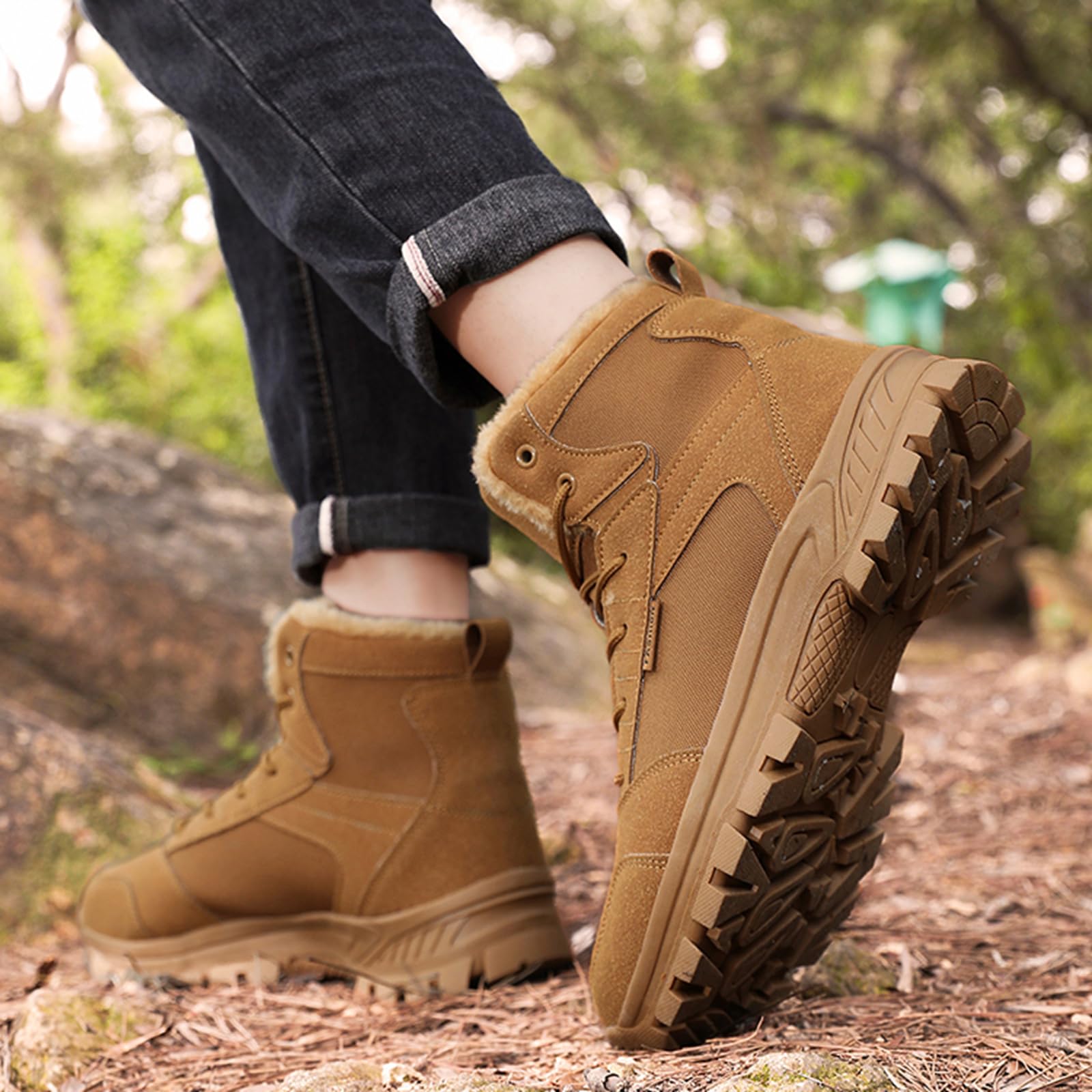 Moda męska, klasyczne buty trekkingowe, trwałe buty do walki