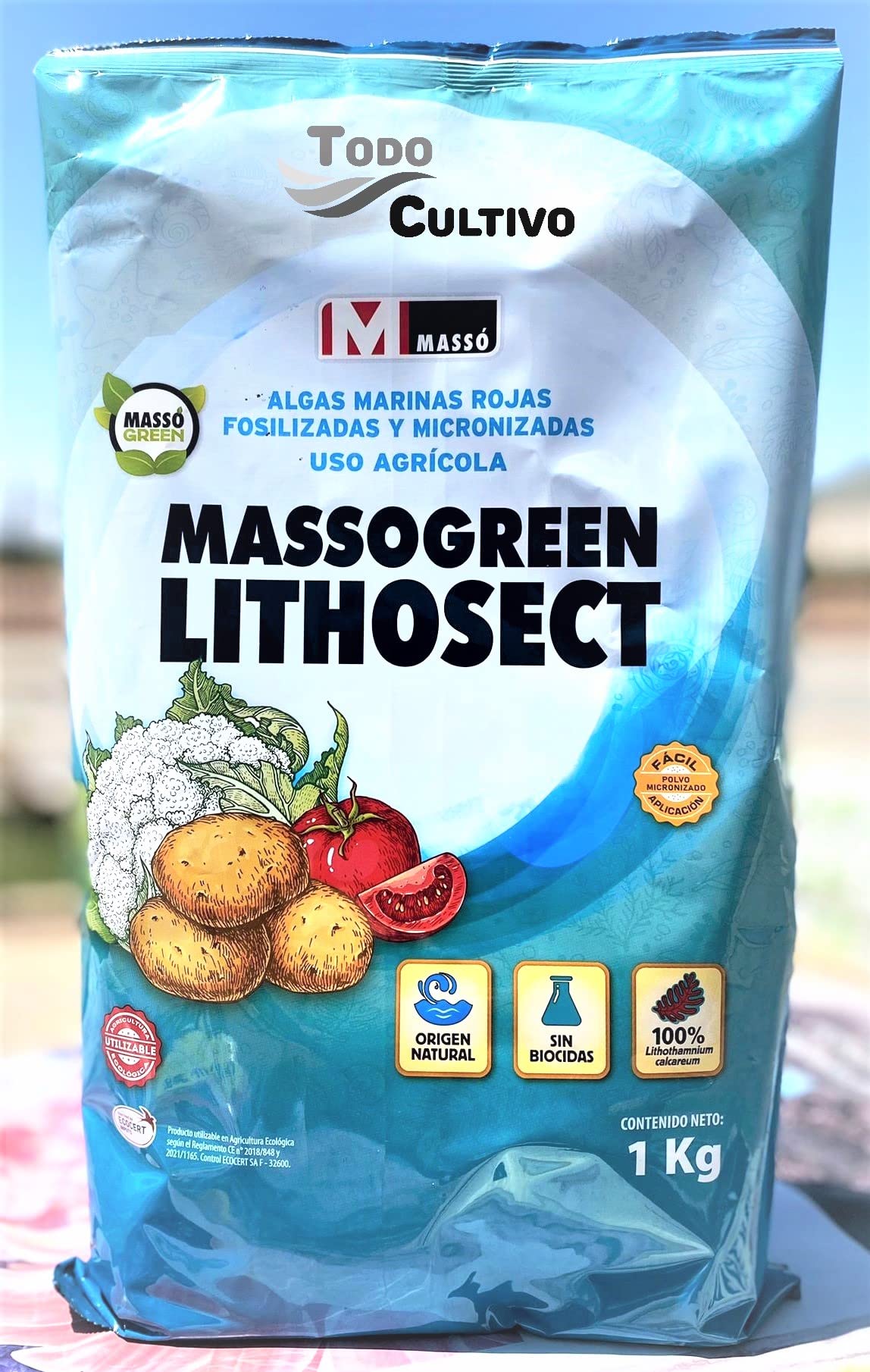 Salvapatatas MASSOGreen 1kg, Tratamiento conservador de patatas, anti grillado, tallos, rebrotes, incluso insectos como la polila de la patata