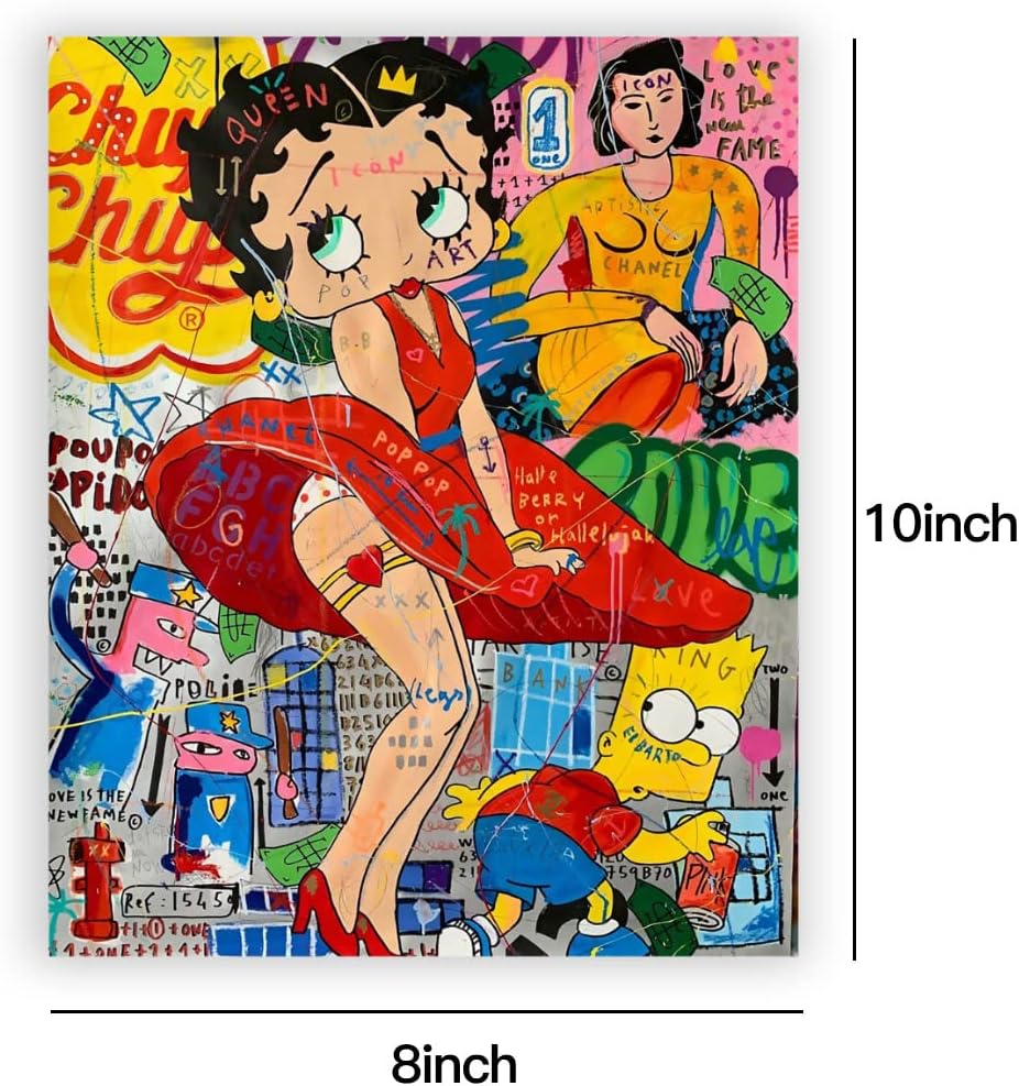 ベティちゃん　絵　額付き Amazon.co.jp: ベティちゃん ベティブープ かけ絵 ポスター