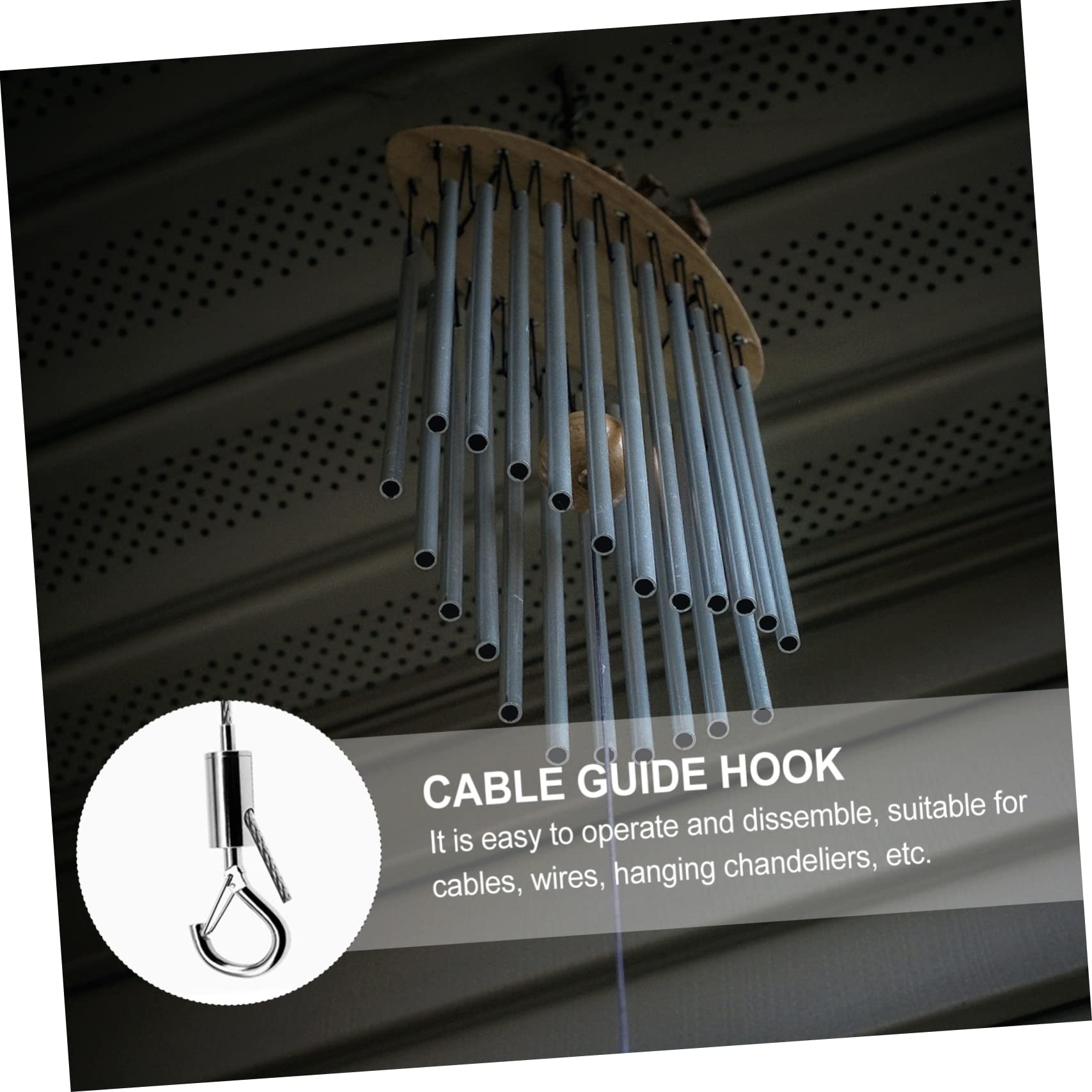 CIYODO 10pcs Spring Buckle Adjustment Hook Outdoor Hanging Hooks Spring Adjustment Clasp Cable Spring Clasp Turnbuckles Cable Tightener Spring Kit Tool Hooks Stainless Steel Silver