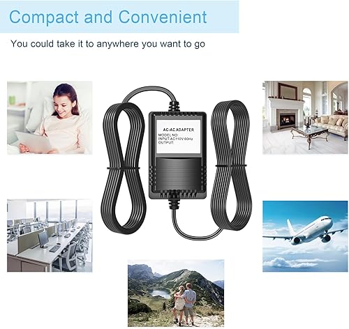 Miniatura 6 de Adaptador de 9V CA/CA para línea 6 Bass POD XT XTL, FloorPod, Floor-Pod Plus, JM4 Looper, Micro Spider, POD xt Live Power Supply Cord Line-6