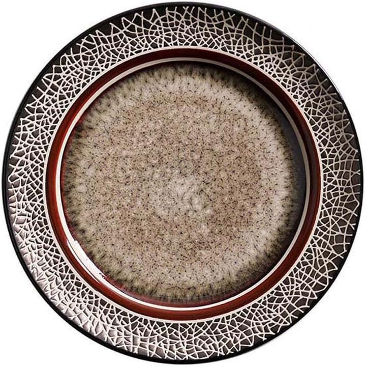 Creative Ceramic Tableware, European Bowl Set, Retro Western Dish Home Cooking Dish Shallow Bowl Soup