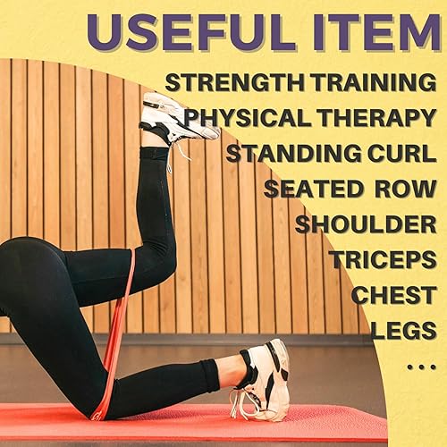 Miniatura 4 de LEZER Bandas de resistencia  Bandas de dominadas para gimnasio en casa, estiramiento, terapia física y entrenamiento  Incluye instrucciones (idioma