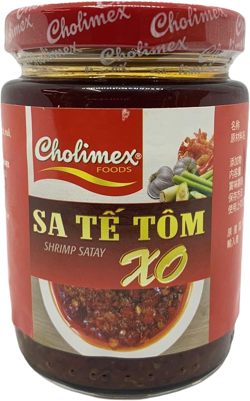 チョリメックス ベトナムラー油エビサテ 170g 1瓶 SATE TOM XO Cholimex 170g 1 hu