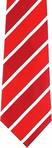 Vista 17 de Secdtie Corbata clásica de seda tejida jacquard a rayas para hombre Gris Negro