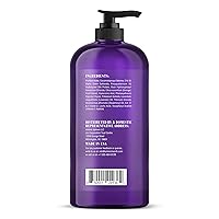 Vista 4 de Botanic Hearth Purple Shampoo 16 Fl Oz For All Shades Of Blonde, Silver & Gray Hair With Lavender Oil, Vitamin E & Rosemary Oil Sulfate &