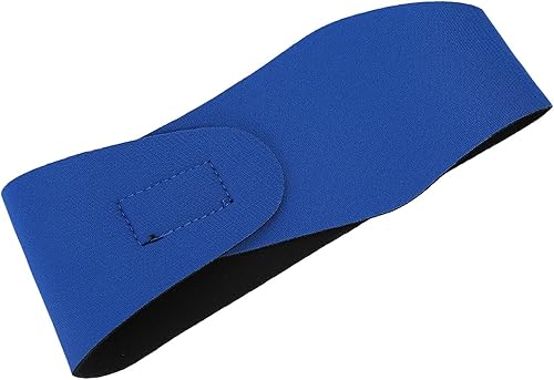 Miniatura 9 de VGEBY Diadema de natación, banda elástica ajustable para los oídos, impermeable, tapones para los oídos para niños y adultos (L-azul) protector de