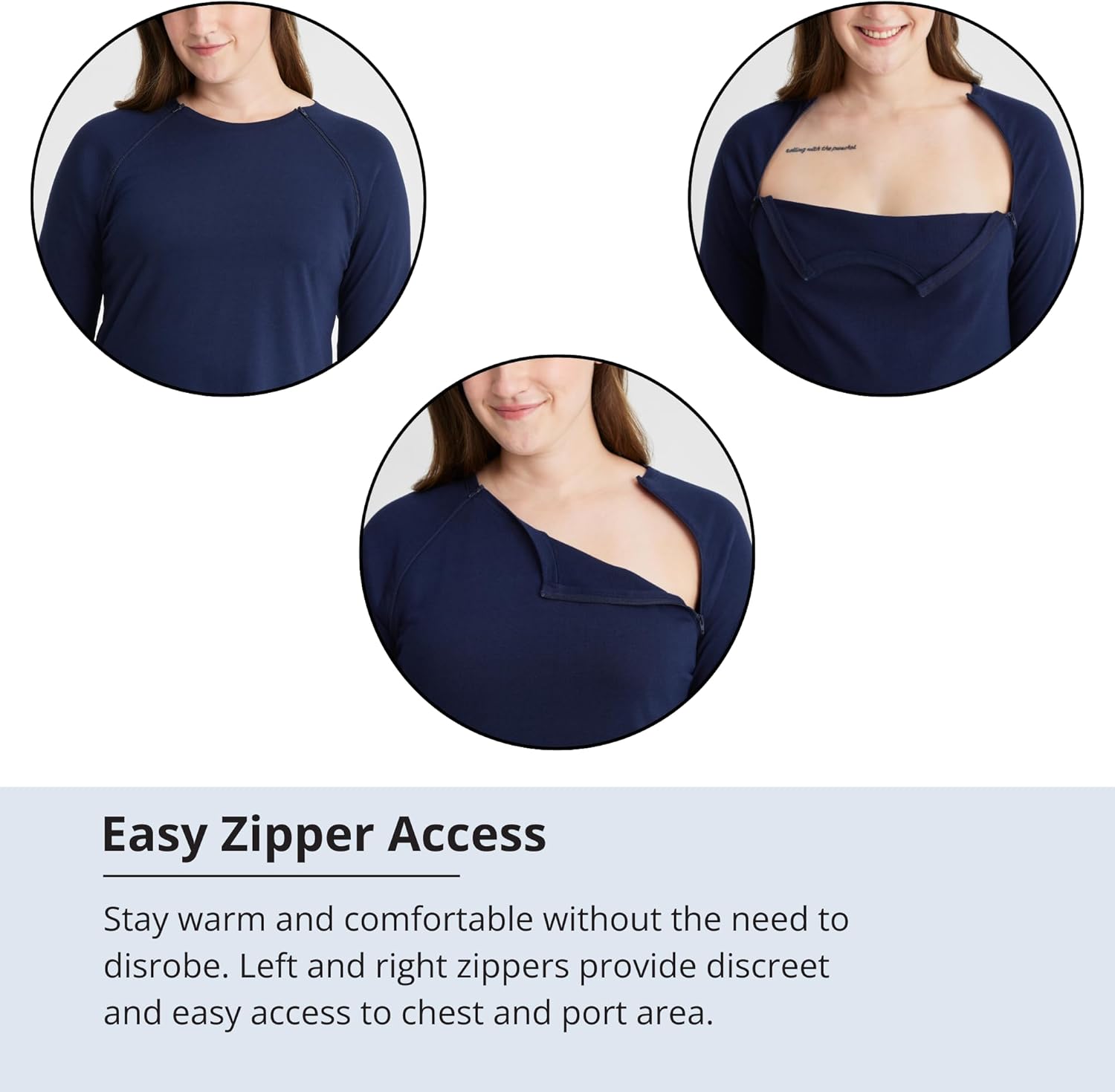 Women’s Long-Sleeve Chest Port Access Shirt - Image 5