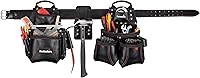 Vista 1 de Hultafors Work Gear HT5449 - Sistema combinado de cuero de alta calidad de 4 piezas, cinturón de herramientas, bolsillos frontales de doble