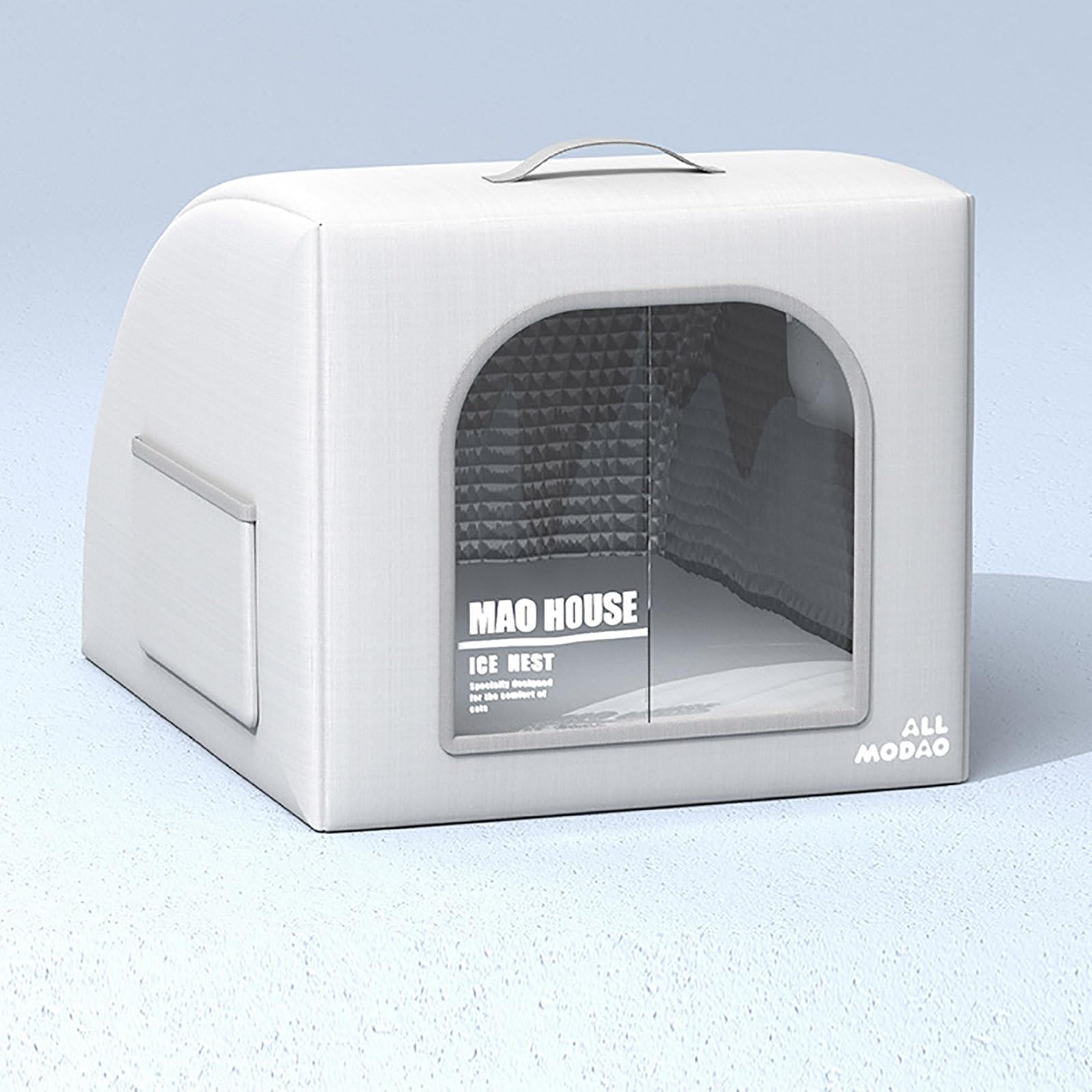 Maison Rafraîchissante pour Chat Repos Intérieur et Extérieur Lit Isotherme Pliable et Résistant aux Intempéries (42cm × 60cm × 45cm)