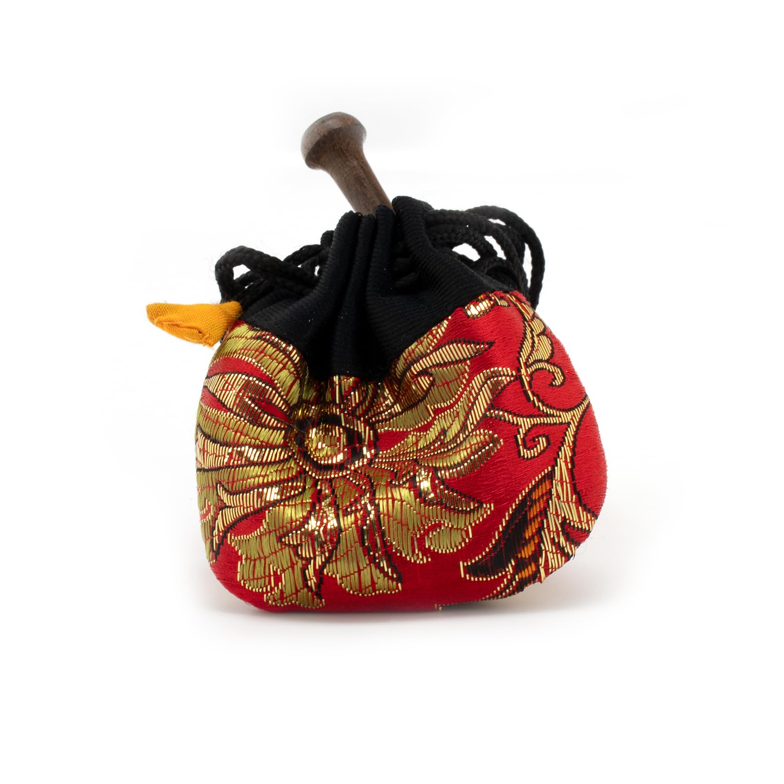 Klangschalen 5086 Mini Bol Chantant dans un Sac Rouge