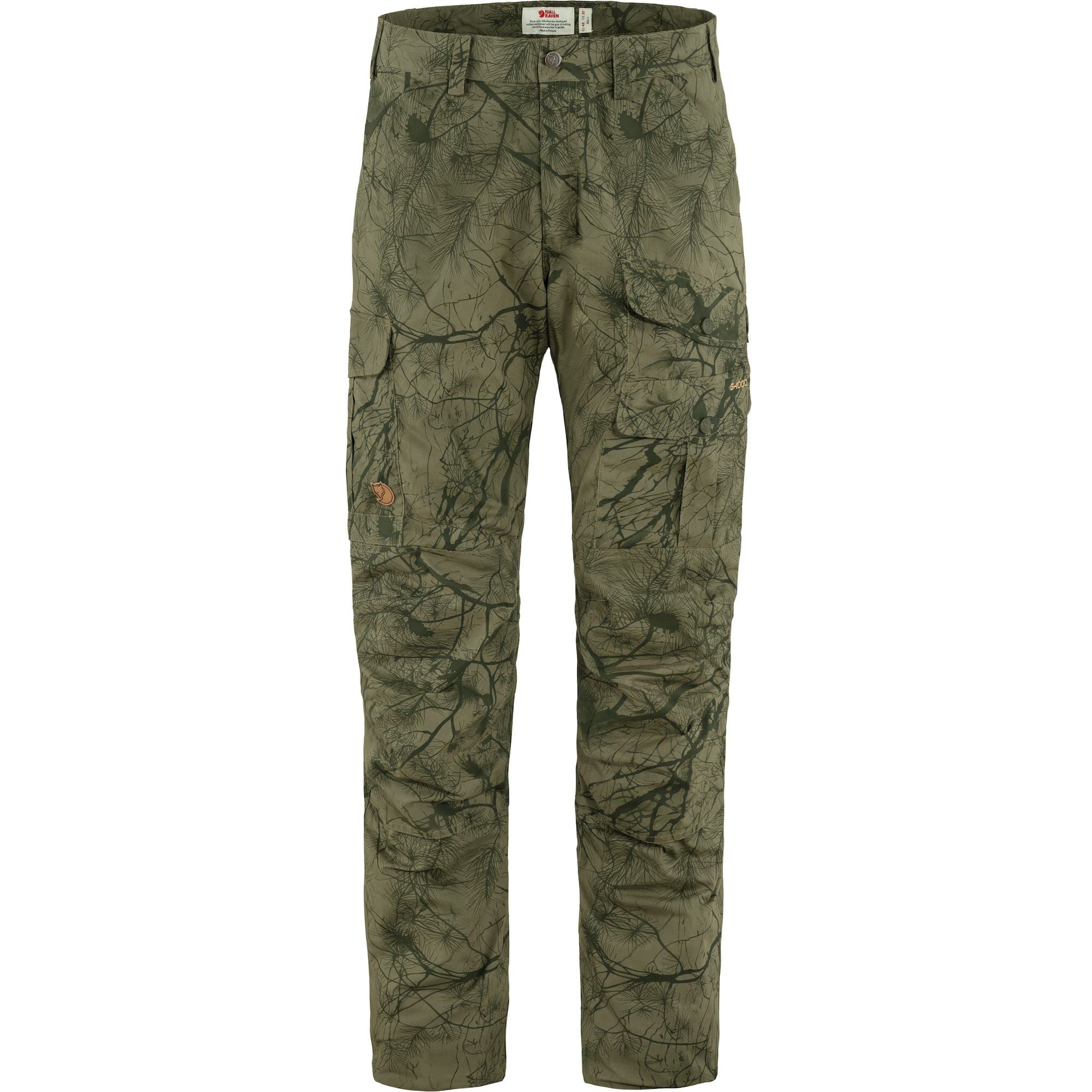 Fjallraven 90228-626-662 Barents Pro Hydratic TRS M Pants Men's Green Camo-Deep Forest Size 44