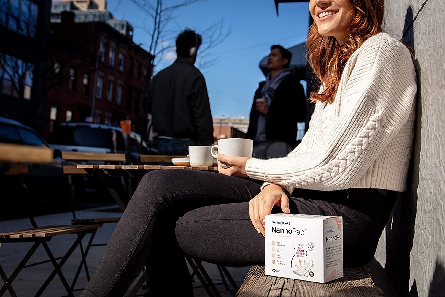 NannoPad Overnight 20 Count Organic Cotton Unscented Feminine Pads for Women - Heavy Flow Super Long with Wings - Ultra Thin All Natural Sanitary Napkin (20 Count (Pack of 1)) Nannocare : Health & Household