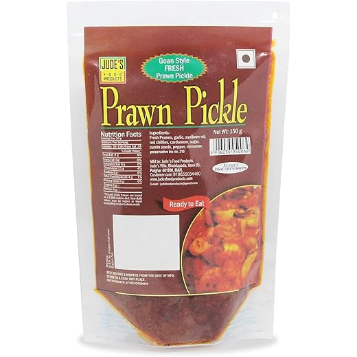 Judes Prawn Pickle - Goan Delight 150g 2pk