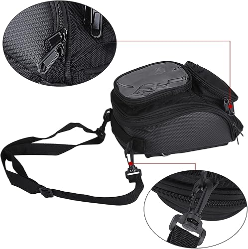 Miniatura 8 de Demeras Bolsa de motocicleta, bolsa magnética para motocicleta, impermeable, para accesorios de motocicleta, para motociclista para modificación de