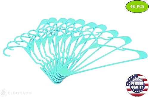 Miniatura 2 de Eldorado - Ganchos para ropa de adulto, de plástico, ideal para uso diario estándar, gancho para ropa como camisas, blusas, camisetas, vestidos,