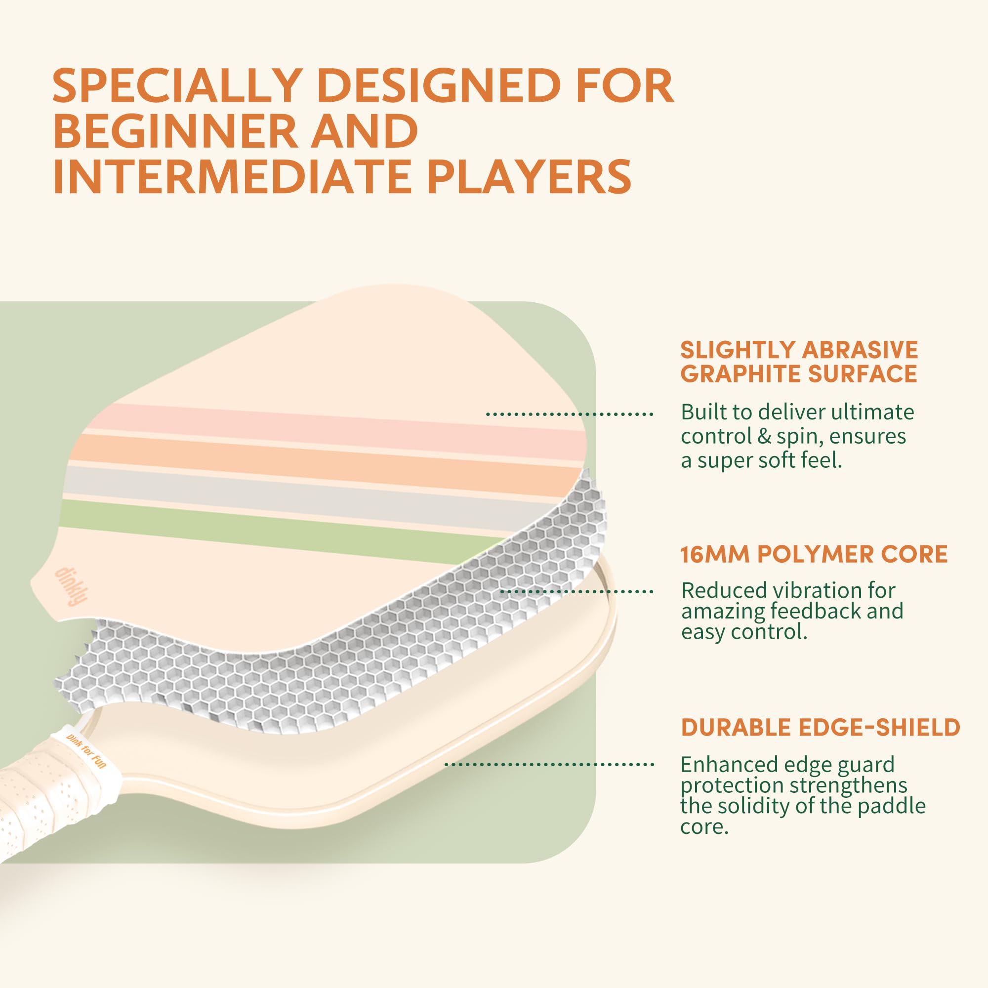 Set di 2 racchette da pickleball in grafite, approvate USAPA, 2 racchette da pickleball, 4 palline e 1 borsa per il trasporto, set di palline rosa per sottaceti per uomini, donne principianti, in