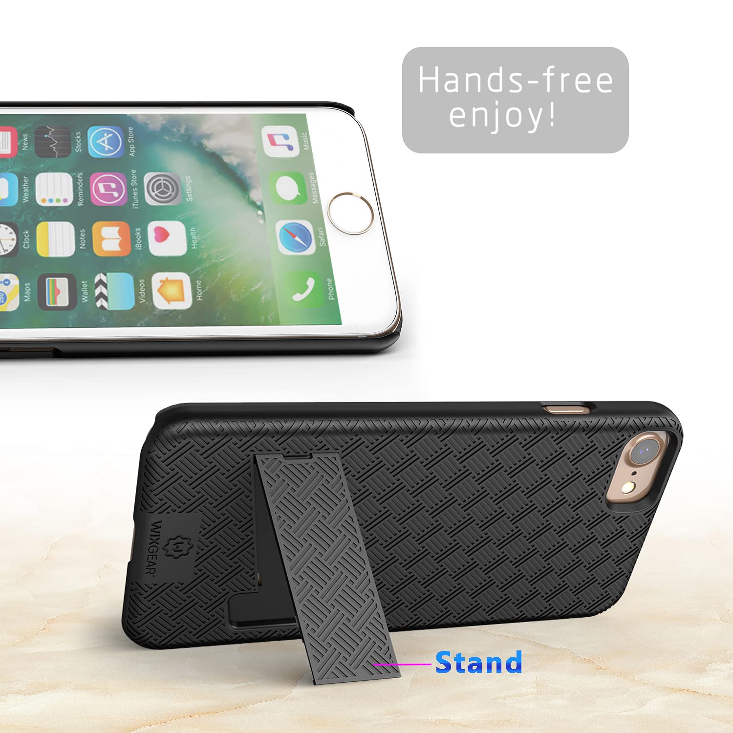 Amazon | WixGear iPhone SE 2020 Pro Max ホルスター シェル