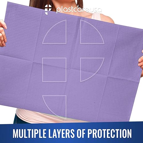 Miniatura 21 de PlastCare USA -Toallas desechables impermeables de 3 capas de 13” x 18” para pacientes de servicios dentales o clientes de tatuaje (paquete de 125)