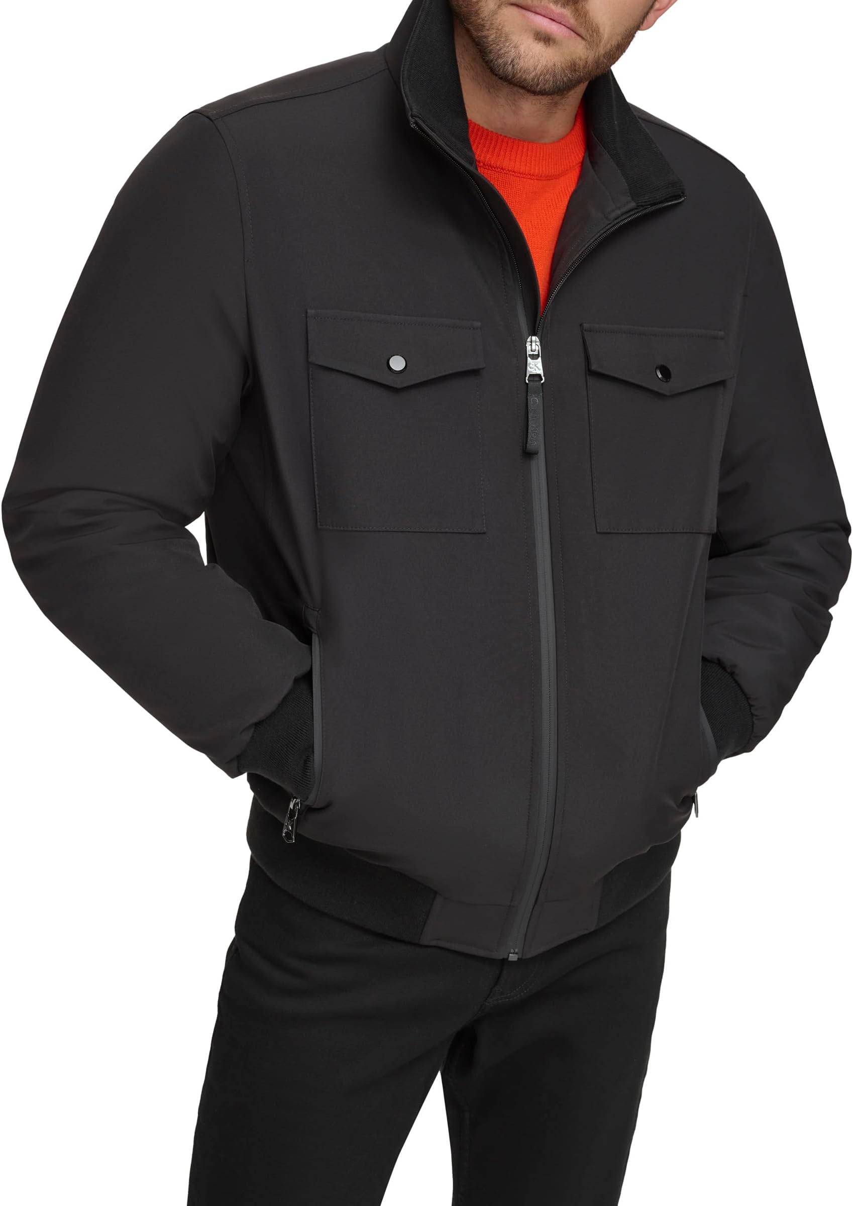 Men's Outerwear Jacket,Black,Medium