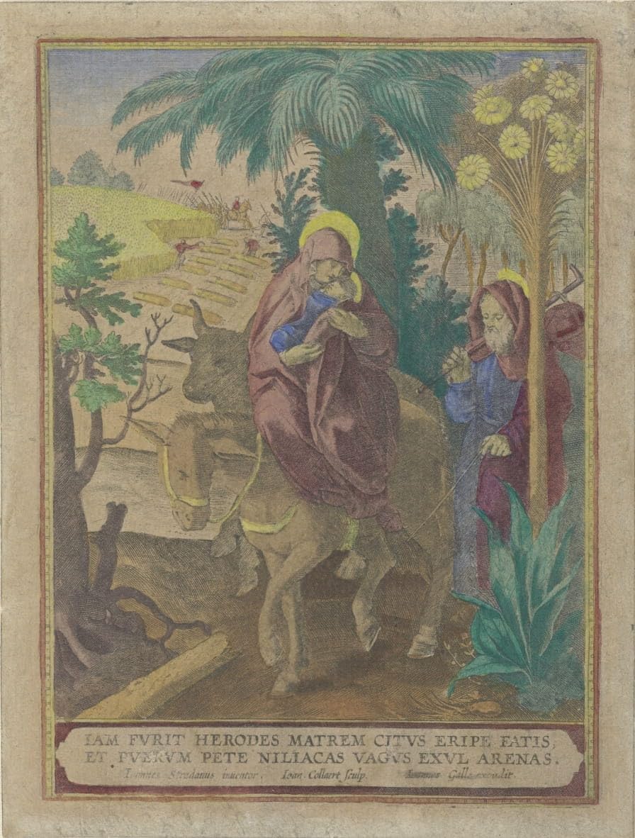 Peinture Décorative sur Toile Jan Van Der Straet Habillage Mur Vide - 5