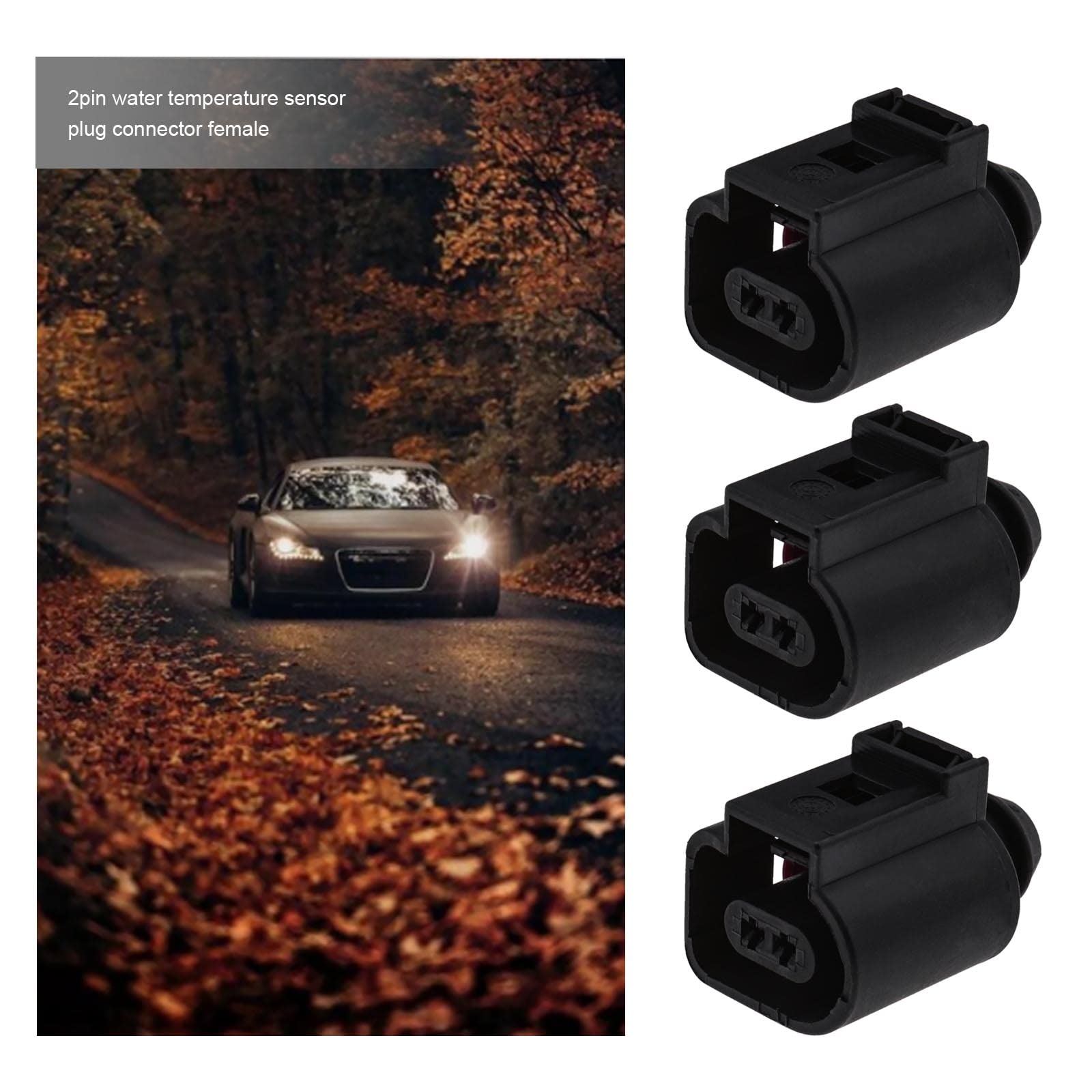 Kit Connettori Femmina 3 Pin Per Auto VW, Audi, Seat, Skoda - 5 Set Con Terminali E Guarnizioni - Foto 9