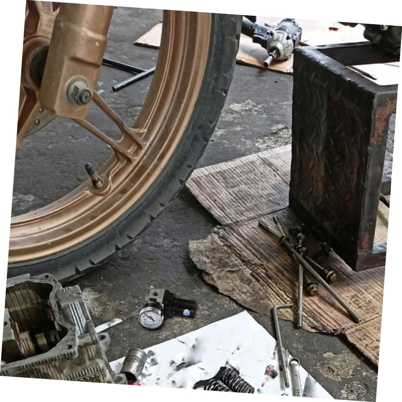 3pièces Régulateur De Pression Pour Compresseur Air Avec Manomètre Contrôle Précis Et Installation Facile Pour Applications Pneumatiques Psi