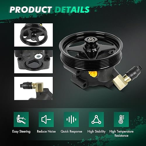 Miniatura 91 de SCITOO Bomba de dirección asistida compatible para 2005 para Saab 9-2X 2.0L, 2006 para Saab 9-2X 2.5L, 2004-2005 para Subaru Impreza 2.0L, 21-5396