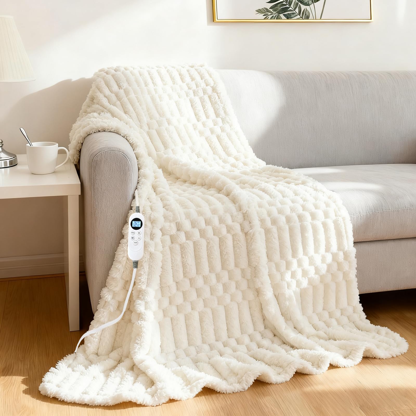 Eastsora Flannel Heated Throw