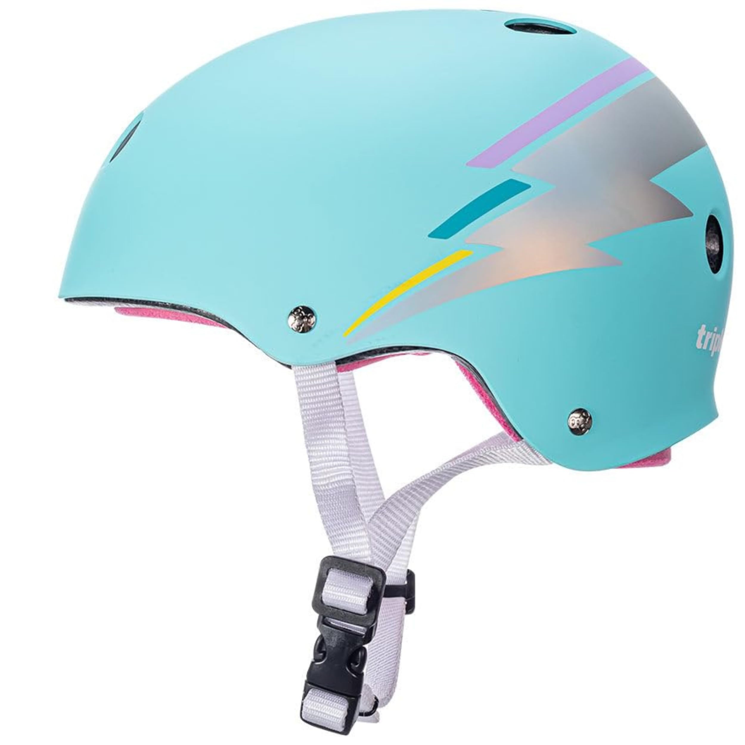 Triple Eight Certified Sweatsaver Helmet for Skateboarding, BMX, Roller Derby, Roller Skating, Inline Skating, Scooter and Bike