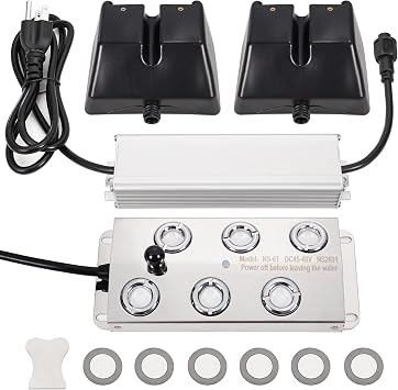 TEPU 6-Head Ultrasonic Mist Maker, for Pond Halloween Decor