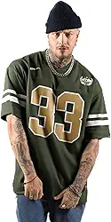 Camiseta Oversized Heavy NFL American Verde Militar