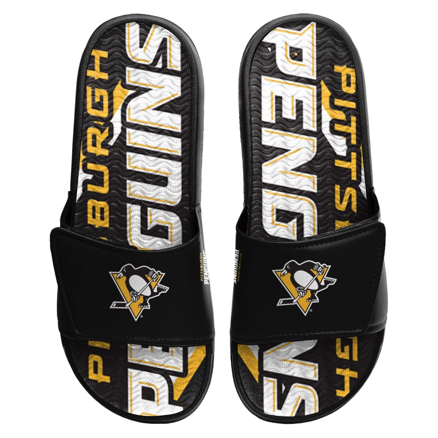 FOCO Pittsburgh Penguins NHL GEL Sport - Sandalo da doccia