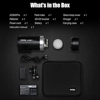 GODOX AD300Pro 新品 Amazon.com : GODOX AD300Pro Outdoor Flash Strobe Monolight