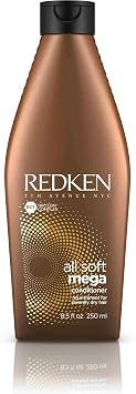 REDKEN | All Soft Mega, Conditioner, Infused with Aloe Vera, For Severely Dry, Coarse Hair, Hydrates & Softens, 250ml
