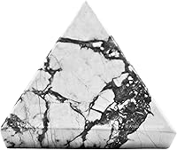 Vista 35 de Cristales curativos de pirámide de labradorita de Amazing Gemstone - Figurina de gran pirámide de 1" de piedra natural para meditación, Reiki