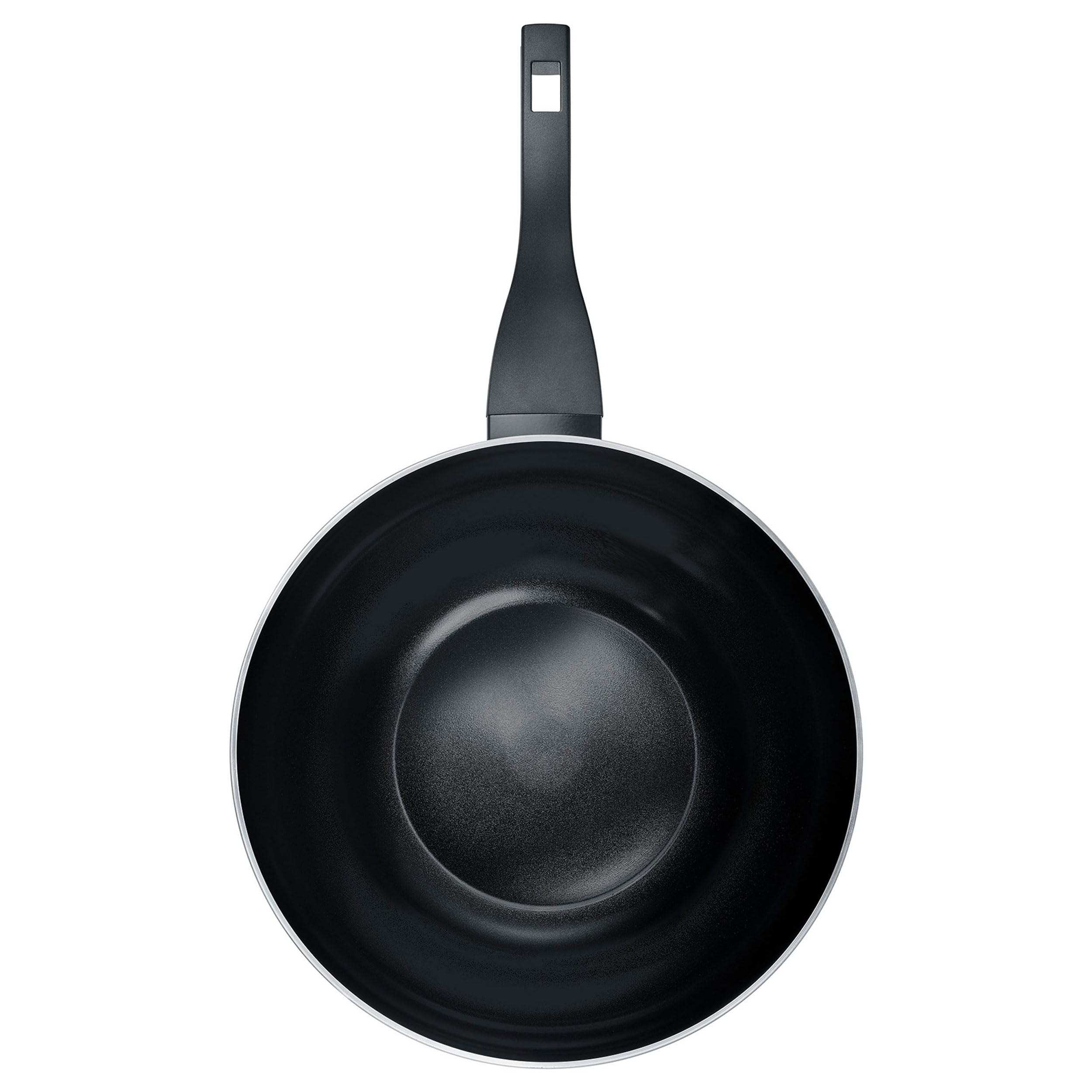 Berndes b.green Wokpfanne 30 cm - Alu Recycled Induction - Wokpfanne aus recyceltem Aluminium – allherdtauglich- b.nature-Quarz-Versiegelung- recycelbar – Backofengeeignet bis 160°C