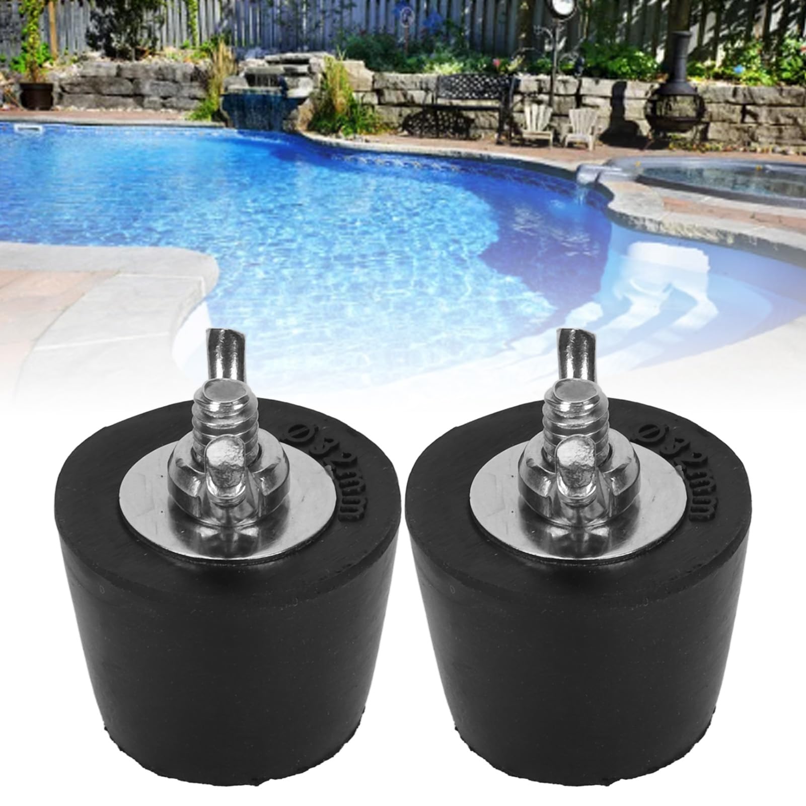 2 Pices Bouchon Hivernage Piscine, Bouchon De Piscine D'hiver Bouchon D Piscine D Hiver Pour Bouchons En Caoutchouc 38mm Et 51mm Les Pisci