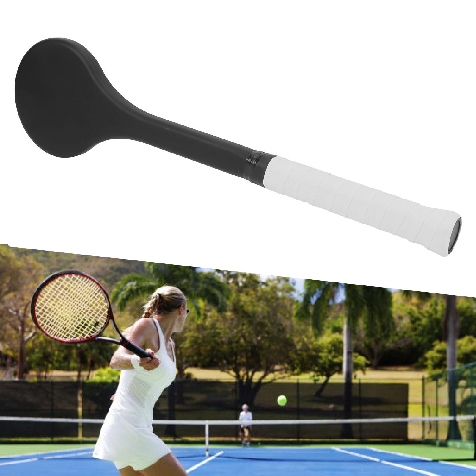 Raqueta de Puntero de Tenis, Spoon Batting Precise Bating Tennis Ayuda de Entrenamiento de Punto Dulce para Práctica de Entrenamiento