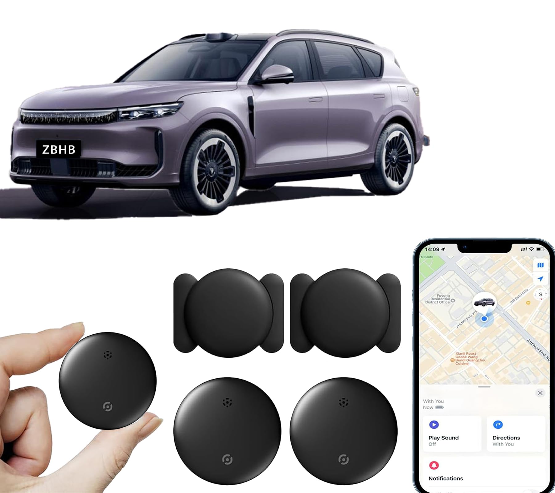 2 Pack GPS Tracker for Vehicles,Tracker Device for Vehicles,Car GPS Tracker,Car Tracker Device Hidden for Vehicles |Android and iOS Compatible | Magnetic | No SIM Card | Waterproof-image-21