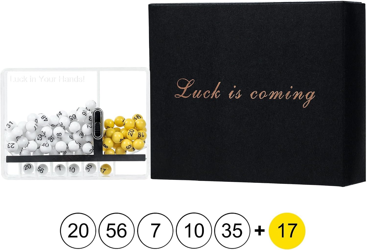 Unusual Lottery Number Picker, Use for Play Mega Millions Lotto Game, Funny Desk Toys for Office, Pursue Your Fortune Dream, Novelty Gifts for Coworkers and Friends (10x7.5cm) image 5