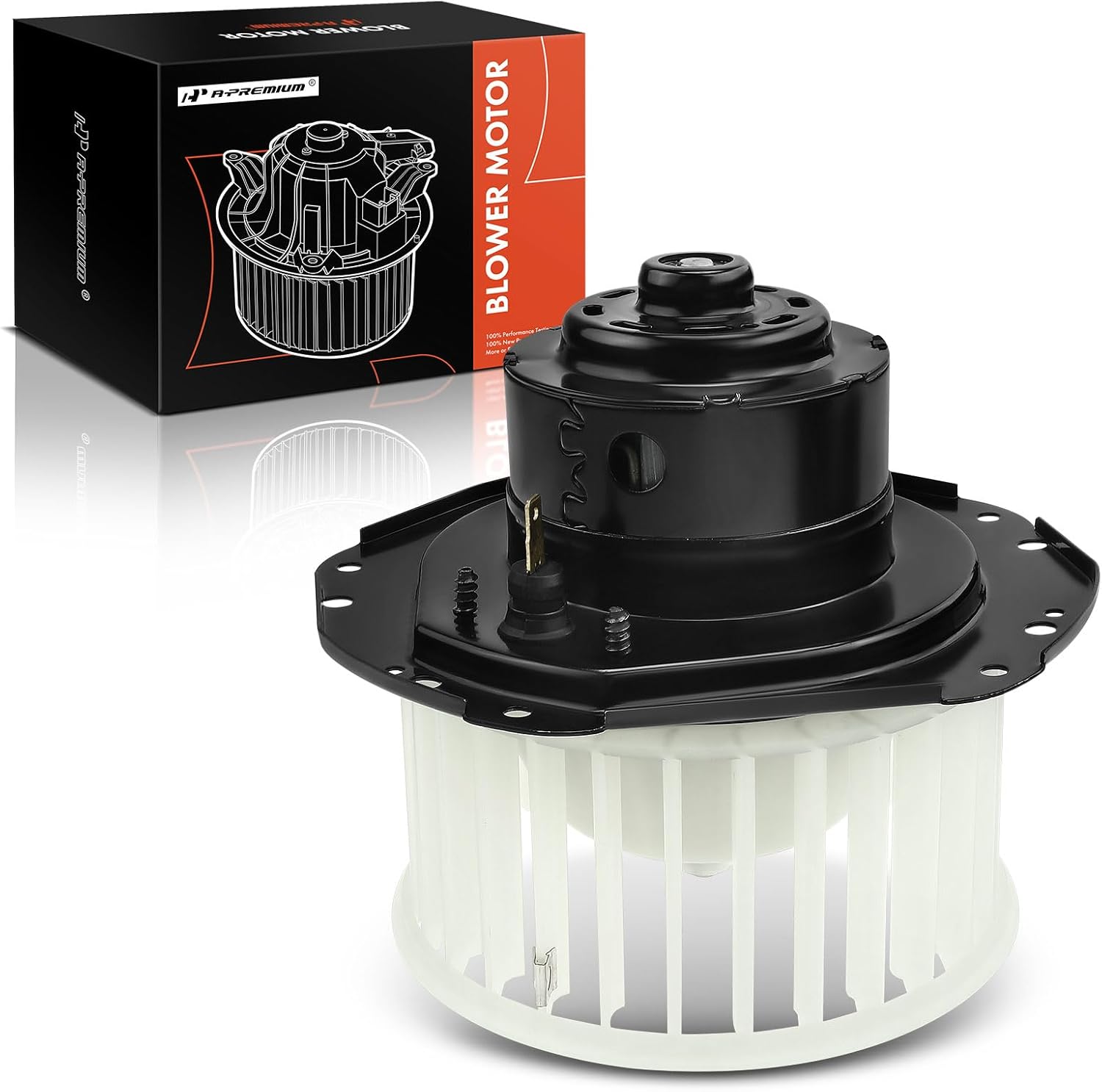 A-Premium Front HVAC Heater Blower Motor Compatible with Chevrolet C10, Corvette, K10, Camaro, Blazer, K20, C20, C30, K30 & Oldsmobile Cutlass Supreme & Pontiac Firebird & GMC C1500 & Buick Skylark