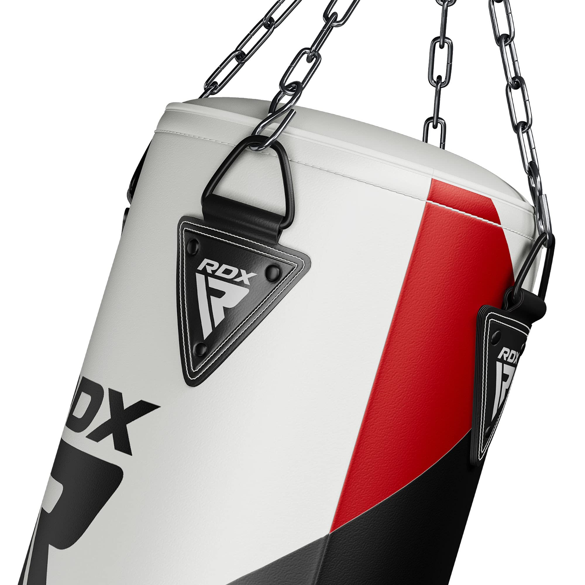 RDX 8PC Punching Bag 5ft 4ft Heavy Filled Set, Non Tear Maya Hide