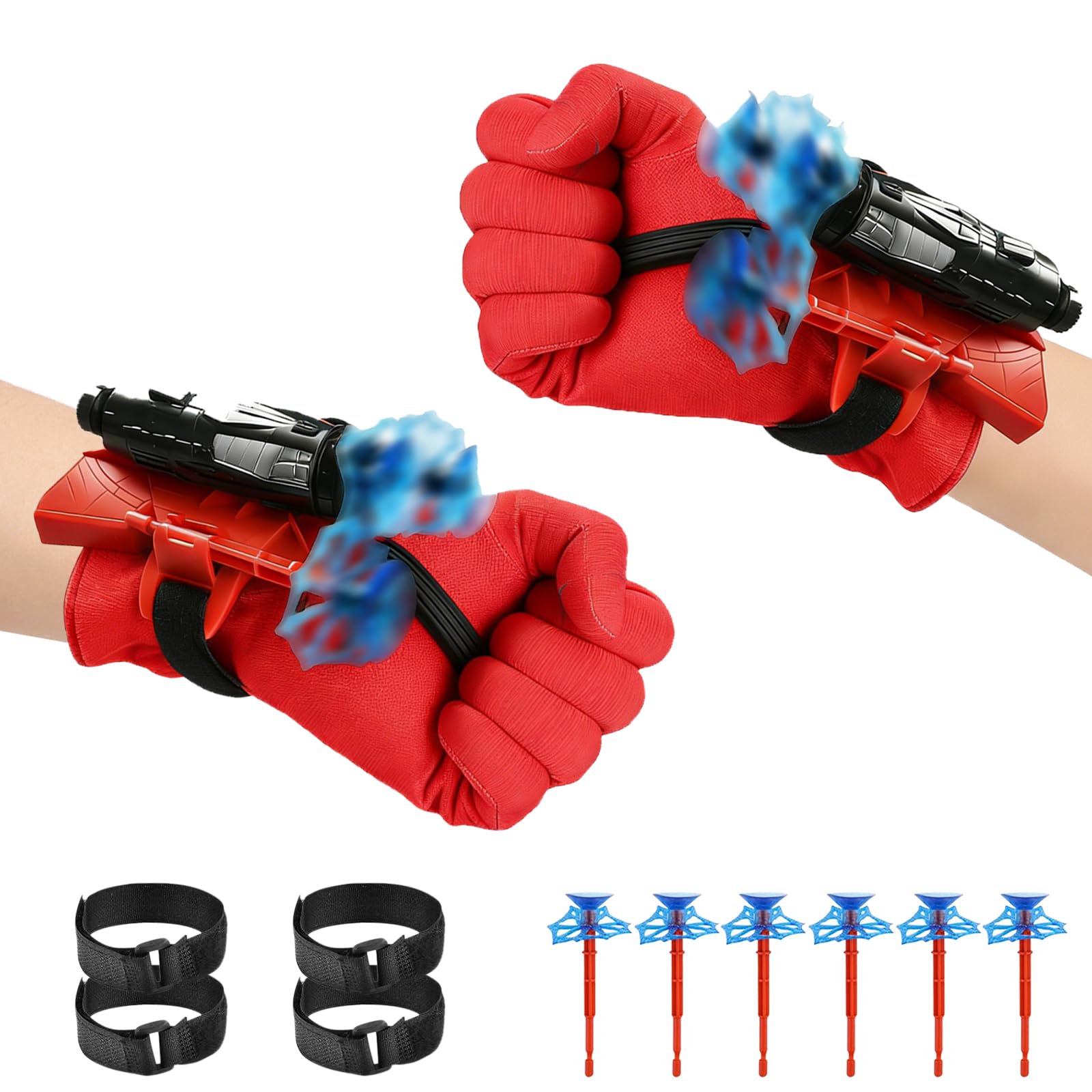 LIVESTN Launcher Handschuh, 2 Set Kids Handschuhe Launcher-Handschuhe, Shooter Kinder Cosplay Handschuh Spielzeug für Kinder Fans
