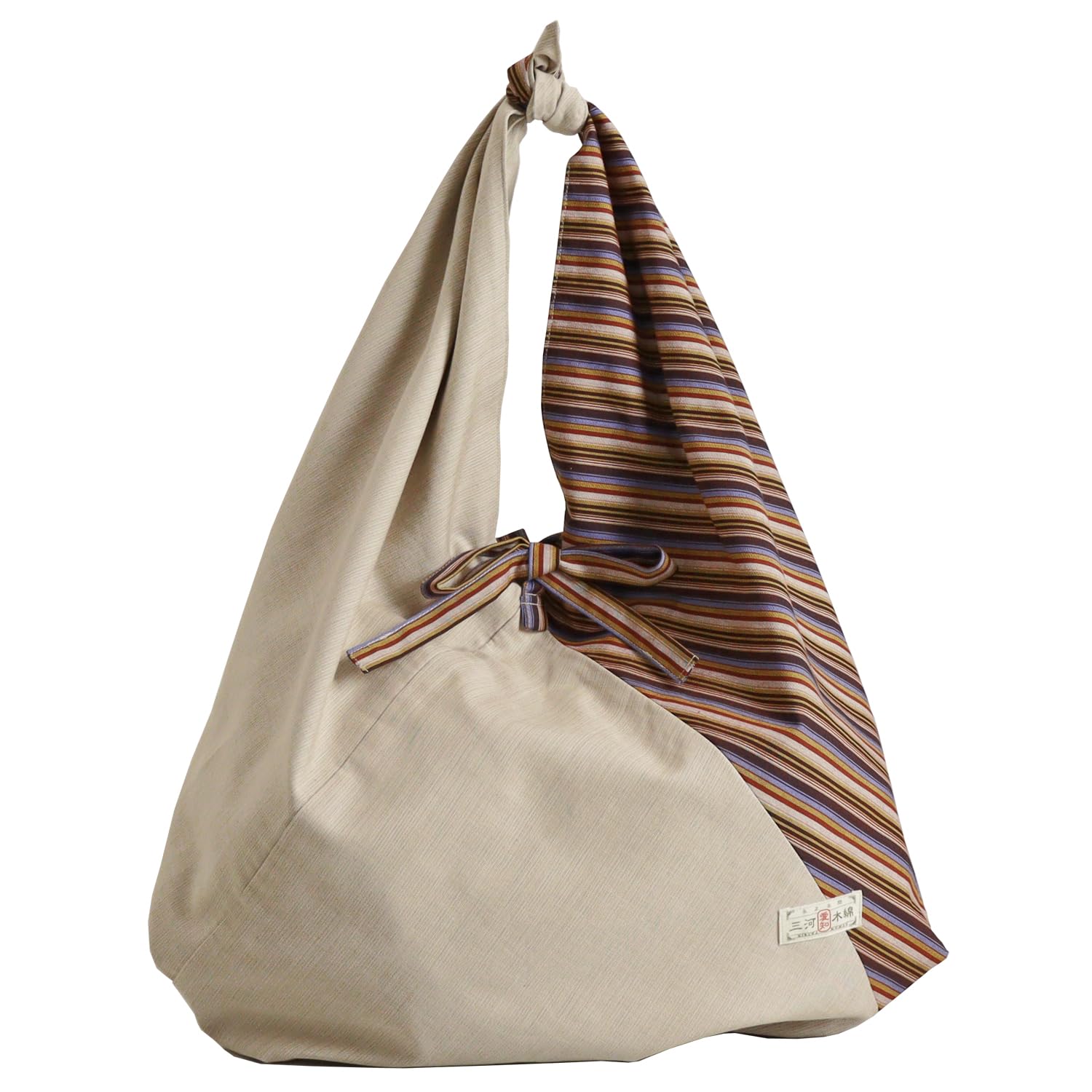 Mikawa Cotton Azuma Bag Furoshiki Eco Bag Japanese Pattern Made in Japan