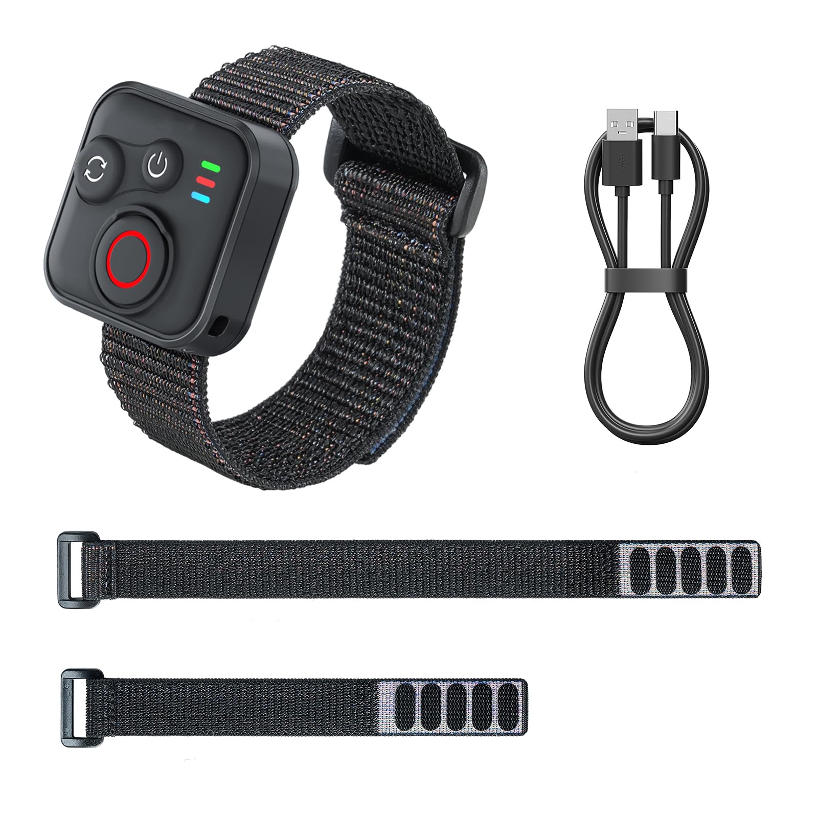 Blue-Tooth - Telecomando per Insta360 X5/X4/X3/Go 3S/ACE pro 2/ACE Pro/ONE X2, distanza di azione 50 m, durata della batteria 96 ore, con cinghie di montaggio lunghe e corte