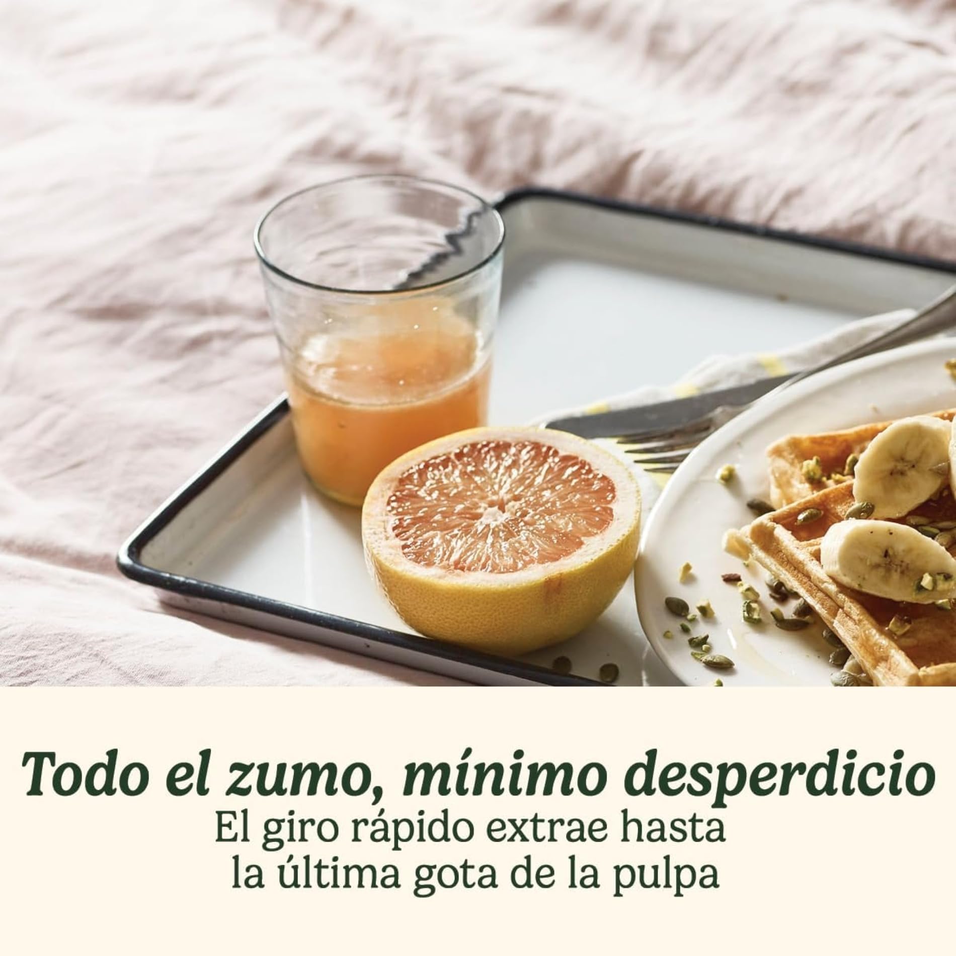 Cuisinart Prensa Eléctrica de Cítricos | Exprimidor de Frutas de todos los tamaños - Naranja, Limón, Lima, Pomelo | Sin goteo | Apto para lavavajillas | Tamaño compacto | Acero inoxidable