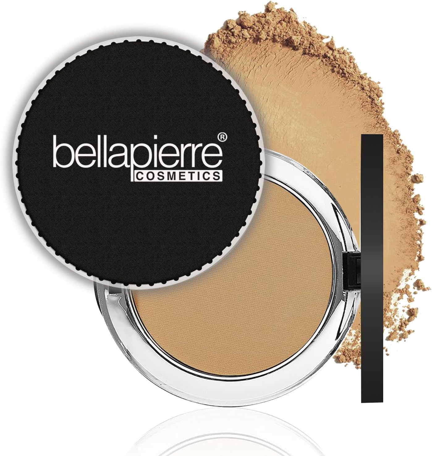 Compact Mineral Foundation SPF 15 โ Pressed Powder Foundation, Concealer, Finishing & Setting Powder, On-the-Go Compact, Lightweight, Talc-Free, Non-Toxic โ 0.35 oz - Maple